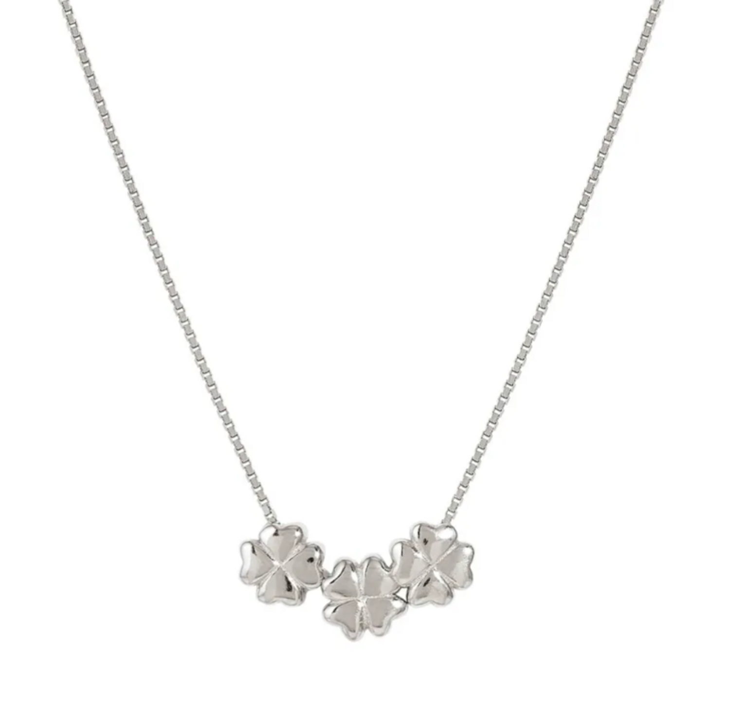 Naszyjnik damski srebrny 925 z koniczynkami Armonica Nomination 241305 001.png